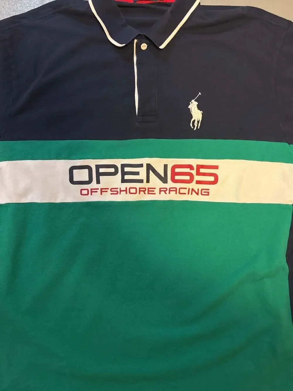 Polo Ralph Lauren Open 65 Offshore Racing Stadium Performance Shirt Mens 3XL